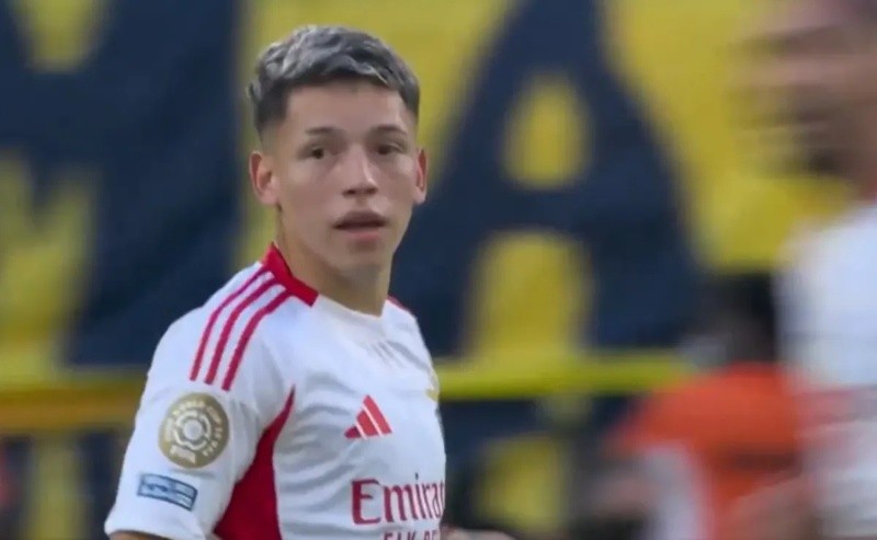 Gianluca Prestianni advirtió a Boca sobre el Benfica - Bayern Munich 