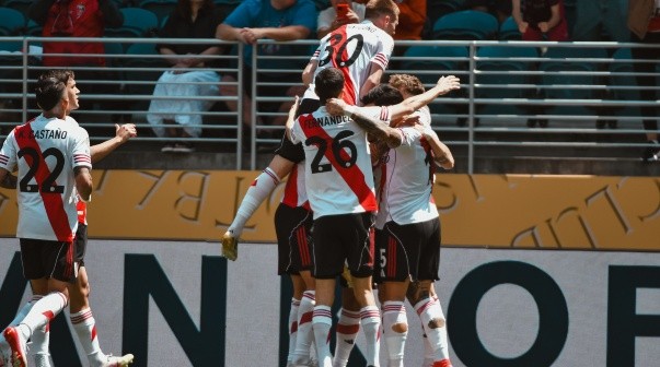 Los hinchas de River dijeron presente en Atlético de Madrid-Botafogo