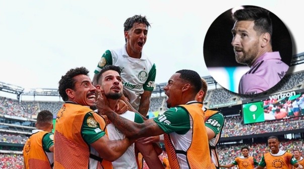 Una figura de Palmeiras picanteó a Messi: 