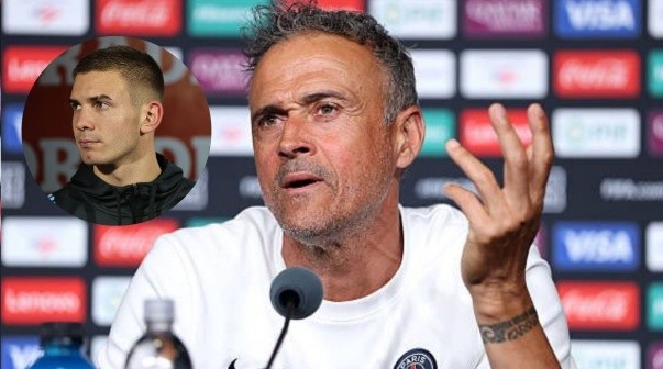 Mastantuono le contestó a Luis Enrique tras rechazar a PSG: