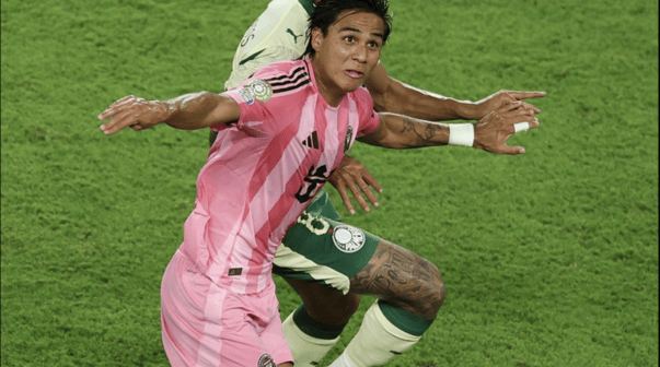 Al Inter Miami se le escapó en el final y empató 2-2 con el Palmeiras