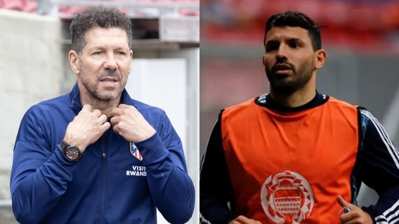 Agüero, contundente sobre Simeone tras la eliminación de Atlético Madrid Agüero, contundente sobre Simeone tras la eliminación de Atlético Madrid