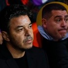 El palito de Riquelme para Gallardo tras la eliminación de River: 
