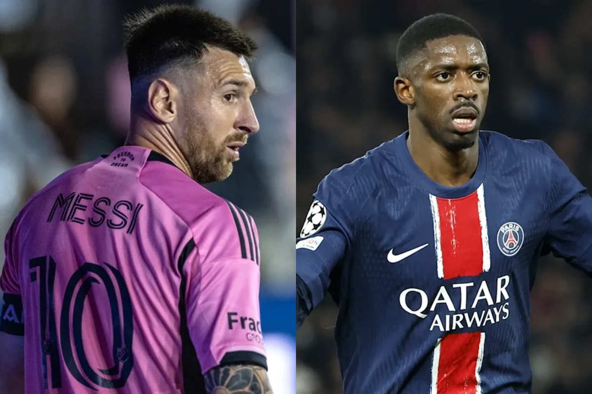 Dembélé sentenció a Messi tras la goleada de PSG a Inter Miami: 