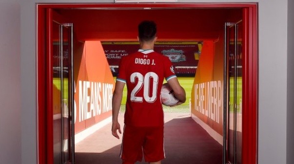 Liverpool confirmó su decisión con el dorsal de Diogo Jota