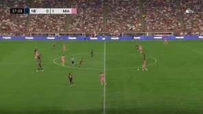 La Pulga amplió la ventaja del equipo de Javier Mascherano con una gran definición cruzada.