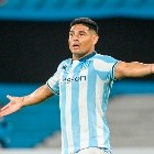 Maximiliano Salas. Racing de Avellaneda vs Bucaramanga. Copa Libertadores. Conmebol. Fase de Grupo. 10/4/2025
