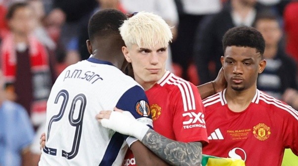 El mensaje de Garnacho al DT de Manchester tras su salida: 