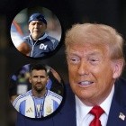 ¿Messi o Maradona? Trump sorprendió al elegir el mejor de la historia: 