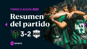 En uno de los partidos de la fecha, el equipo sanjuanino se impuso por 3-2 al Malevo como local y sumó sus primeros puntos en este Torneo Clausura 2025.