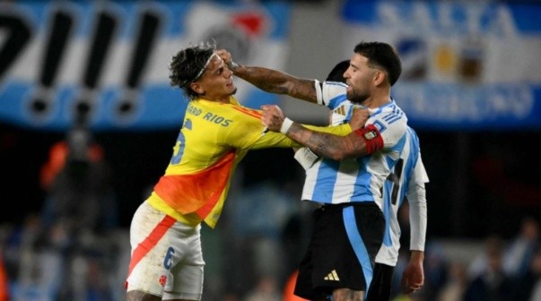 Richard Ríos le contestó a Otamendi tras su llegada a Benfica: 