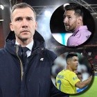 Shevchenko eligió al mejor de la historia entre Messi y Cristiano Ronaldo: 