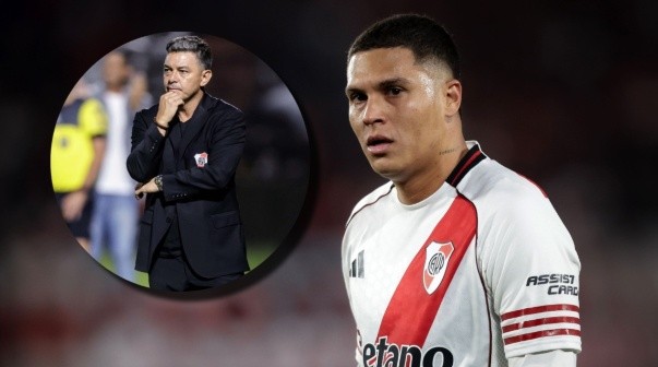 Gallardo le marcó la cancha a Juanfer Quintero tras su debut en River: 