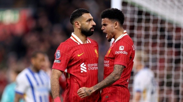 Tras su polémica en Liverpool, la fuerte despedida de Salah para Luis Díaz: 