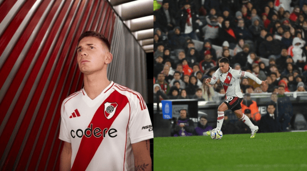 Mastantuono y un fuerte mensaje para Juanfer Quintero en River: 
