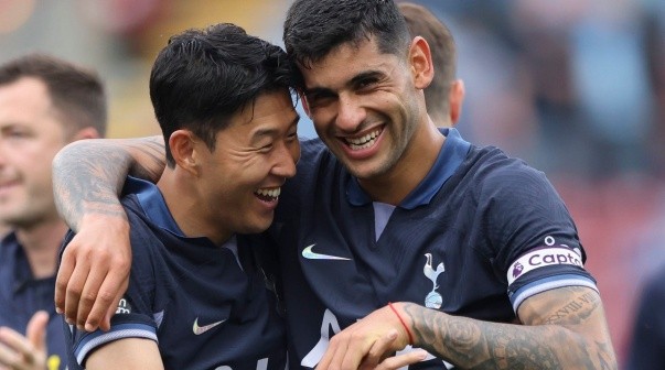 La emotiva despedida del Cuti Romero a Heung-Min Son en Tottenham: 