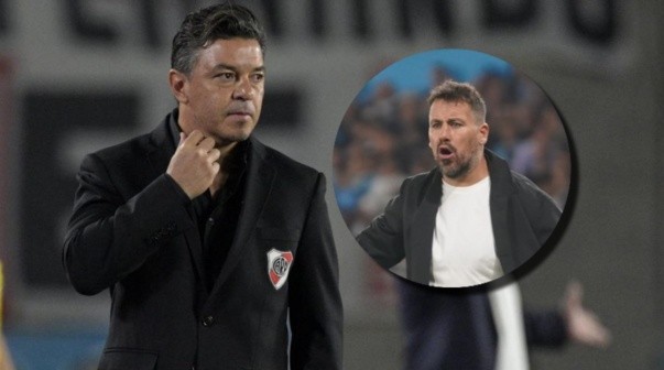 El palito del Ogro Fabbiani para River y Marcelo Gallardo: 