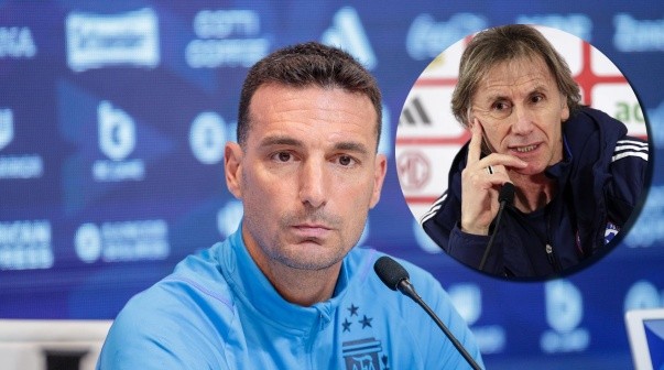 Gareca le marcó la cancha a Scaloni sobre su futuro: 
