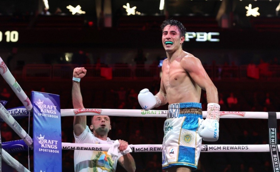 Mirco Cuello, el argentino que es nuevo campeón mundial de Boxeo