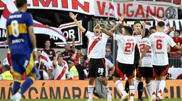 RIVER VS BOCA Fecha 15 Torneo Apertura Liga Profesional Argentina. 27/4/2025