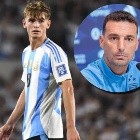 Nico Paz se plantó con Lionel Scaloni en la Selección Argentina: 