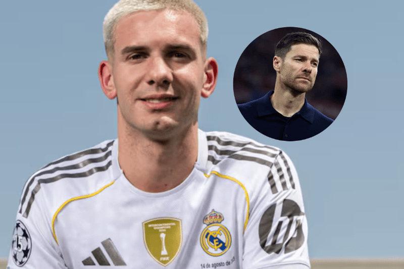  Mastantuono le apuntó a Xabi Alonso tras llegar al Real Madrid