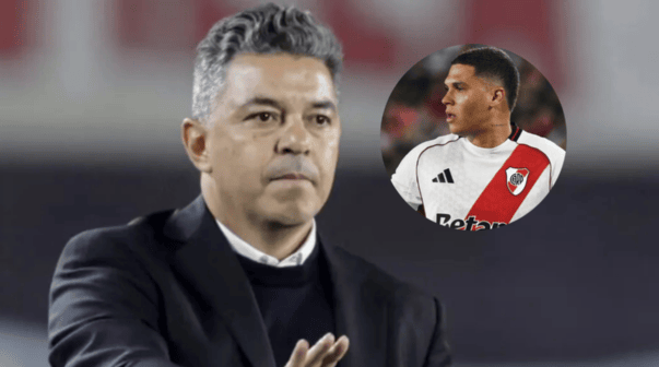 Gallardo le apuntó a Quintero tras el empate de River: 