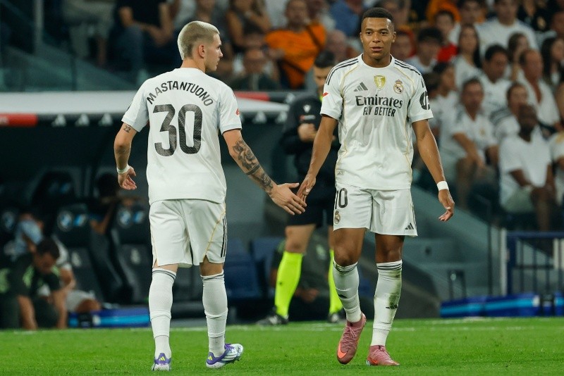  Franco Mastantuono debutó en Real Madrid