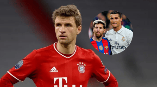 Müller cambió su decisión y eligió entre Messi y Cristiano Ronaldo: 