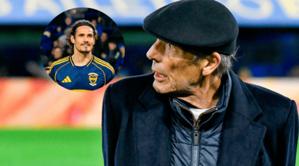 El posteo de Edinson Cavani para despedir a Miguel Ángel Russo en Boca: 