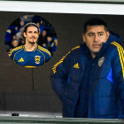 La sorpresiva decisión de Riquelme con Cavani tras el triunfo de Boca