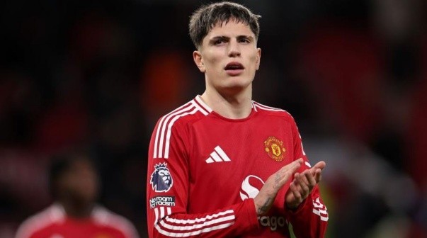 Garnacho se despidió del Manchester United: 