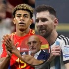 El DT de la Selección de España eligió el mejor entre Messi y Yamal: 