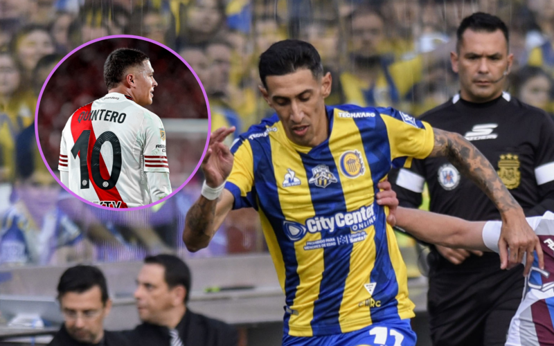 Sorpresa en River por el palito de Di María a Juanfer Quintero Sorpresa en River por el palito de Di María a Juanfer Quintero