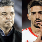 Lanzini le apuntó a Gallardo tras su salida de River: 