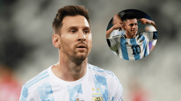 Echeverri fue contundente con Messi en la Selección Argentina: 