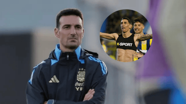 Scaloni fue contundente con Di María en Rosario Central: 