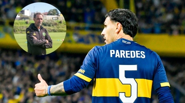 El DT de Aldosivi fue picante con Paredes en Boca: 