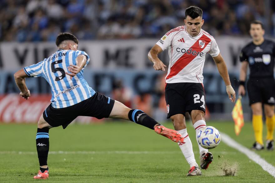 En River ya palpitan el clásico con Racing: 