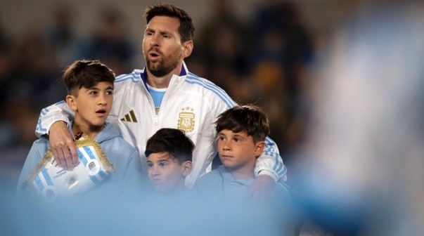 Lionel Messi. Argentina vs Venezuela. Eliminatorias Mundial USA 2026