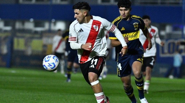 River y Boca empataron 1-1 en el Superclásico de la Reserva