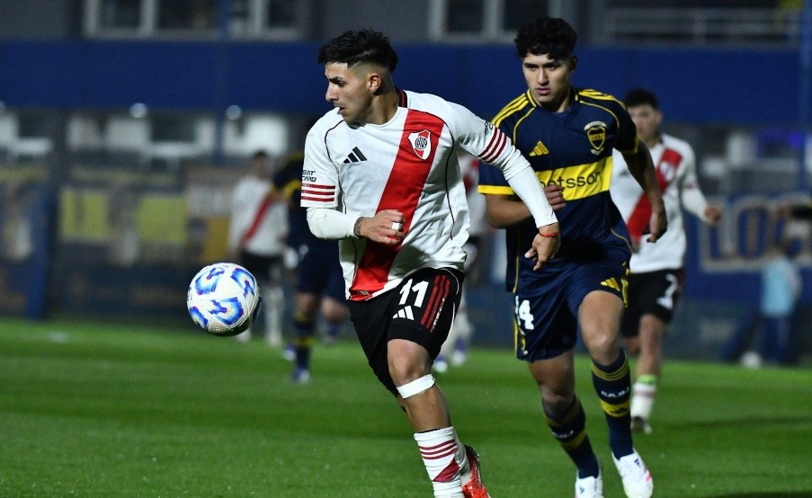 River y Boca empataron 1-1 en el Superclásico de la Reserva