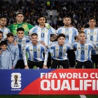 Formación ArgentinaJunto a Messi y sus hijos.  Argentina vs Venezuela. Eliminatorias Mundial USA 2026