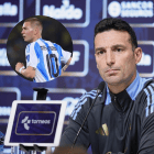 Scaloni reveló por qué le dio la '10' a Mastantuono: 
