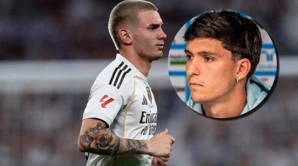 Balerdi picanteó a Mastantuono antes de cruzarse por Champions: 