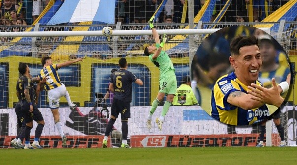El palito de Di María a Brey por su gol olímpico en Central vs. Boca: 