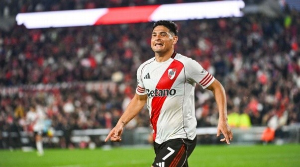 Así fue la inesperada reacción de Salas tras su gol en River vs. Racing