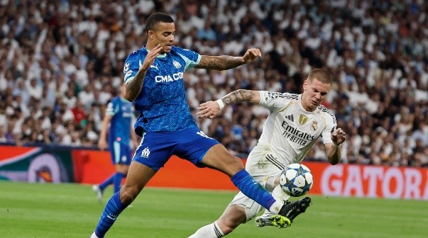 Real Madrid recibió a Olympique de Marsella en el debut de Mastantuono por Champions