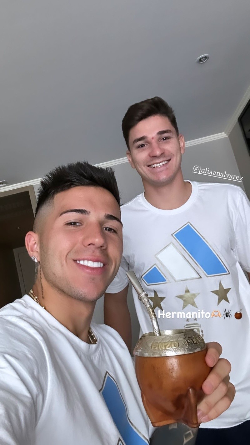 Julián Álvarez no se calló nada con Enzo Fernández en la Selección Argentina