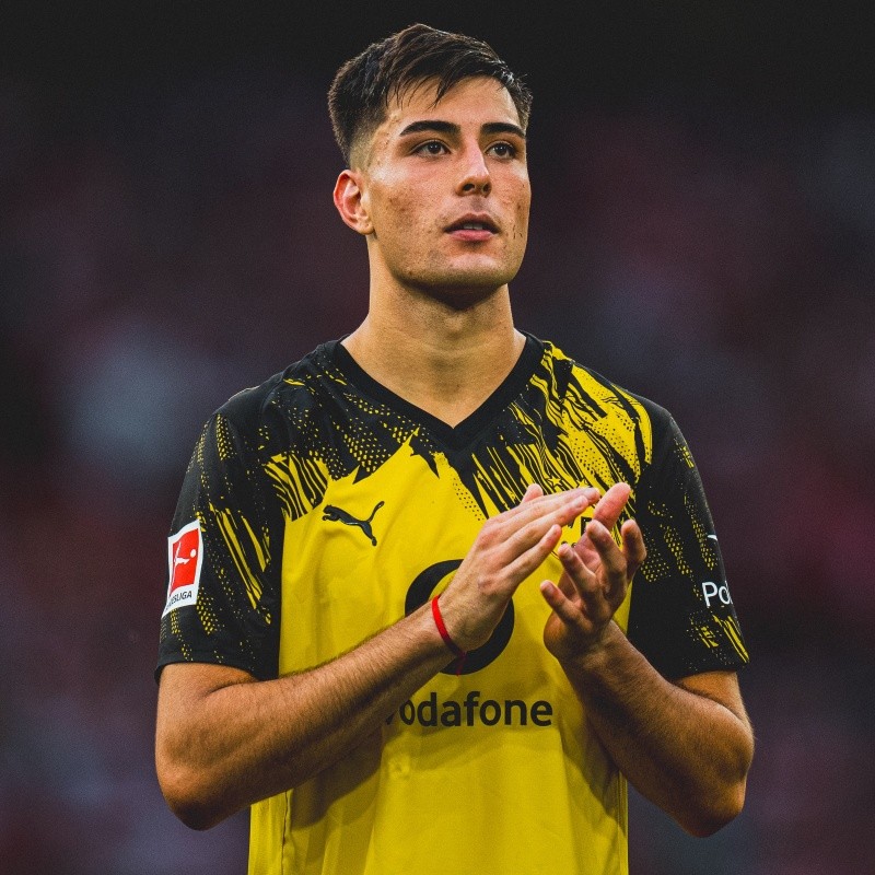  Sorpresa en Borussia Dortmund: se confirmó la nueva lesión de Aaron Anselmino